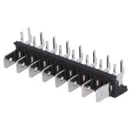 Conector Spadă 6,3mm THT 250V 90° | Electronic-mag.ro | Componente Electronice