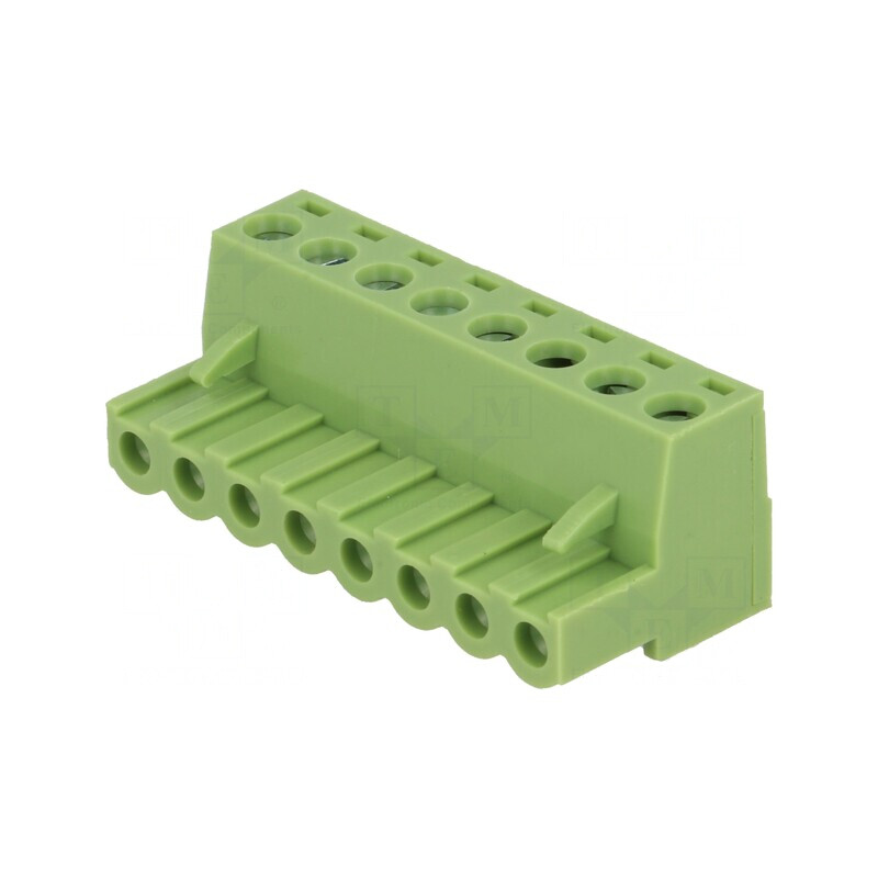 Regletă de Conexiuni Deconectabilă 5mm 8 Piste Drept Mufă | Electronic-mag.ro | Componente Electronice