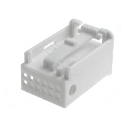Capac Carcasă Mufă Quadlock 12pin Albă | Electronic-mag.ro | Componente Electronice