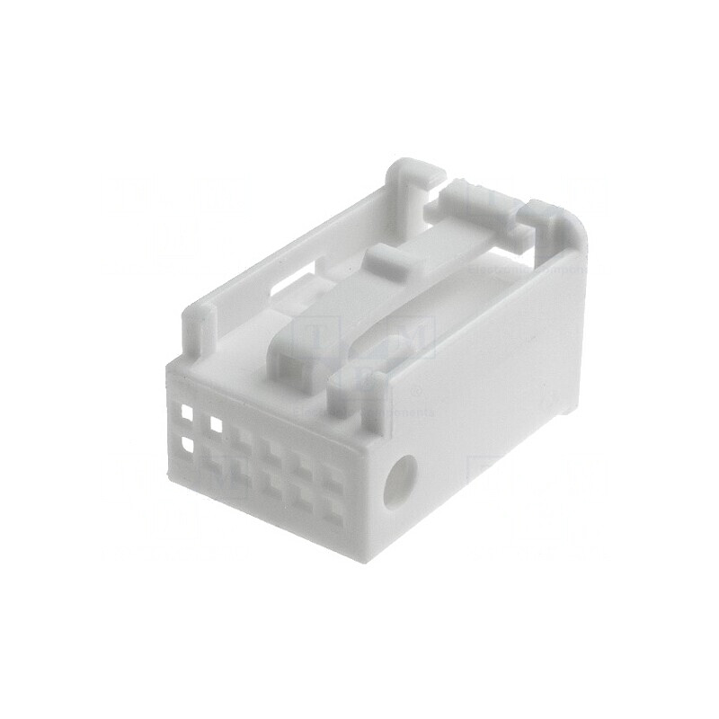 Capac Carcasă Mufă Quadlock 12pin Albă | Electronic-mag.ro | Componente Electronice