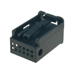 Capac Carcasă Mufă Quadlock 12pin Negru | Electronic-mag.ro | Componente Electronice