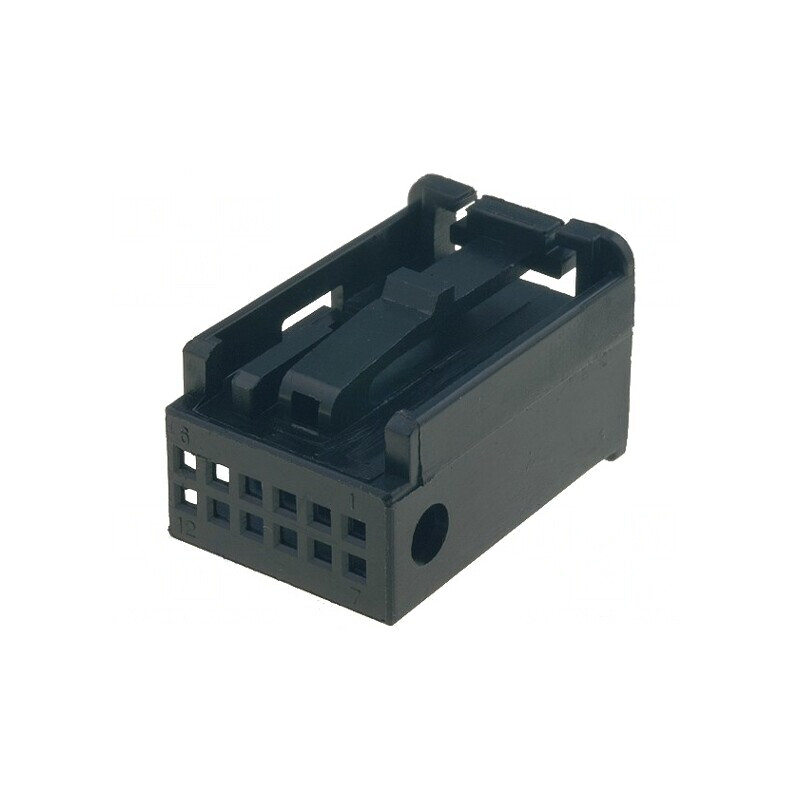 Capac Carcasă Mufă Quadlock 12pin Negru | Electronic-mag.ro | Componente Electronice