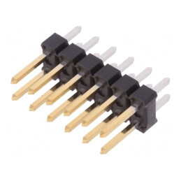 Şir pini 12 pini drept 2,54mm THT BERGSTIK | Electronic-mag.ro | Componente Electronice
