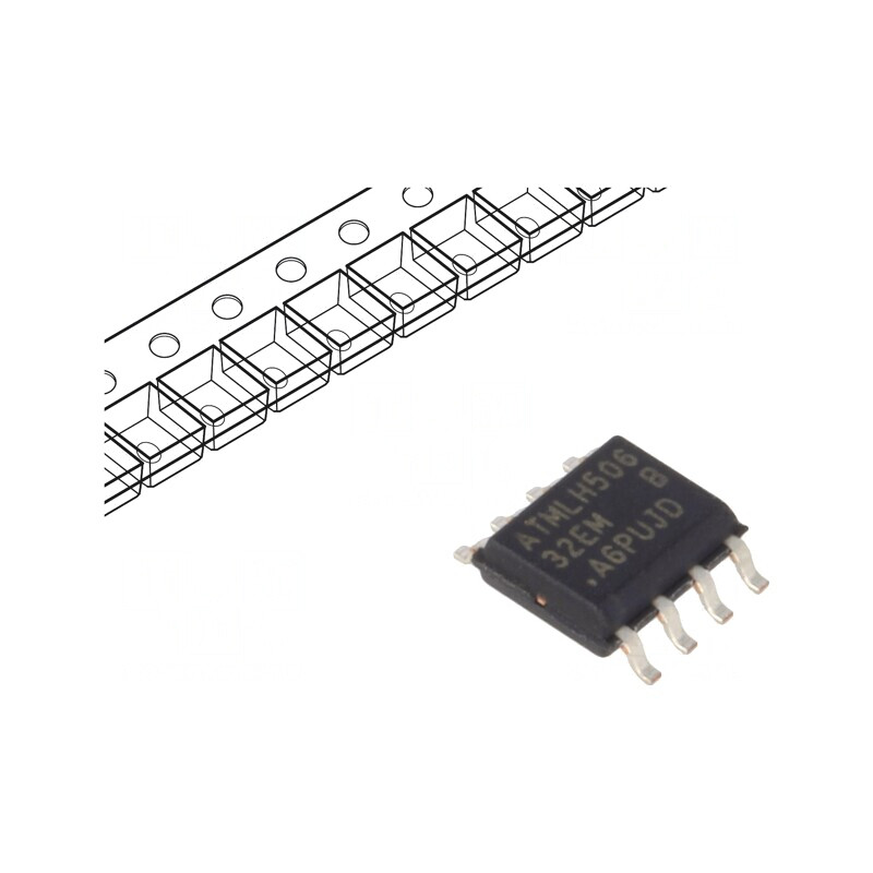 Memorie EEPROM 32kb I2C 1,7-3,6V 1MHz SO8 | Electronic-mag.ro | Componente Electronice