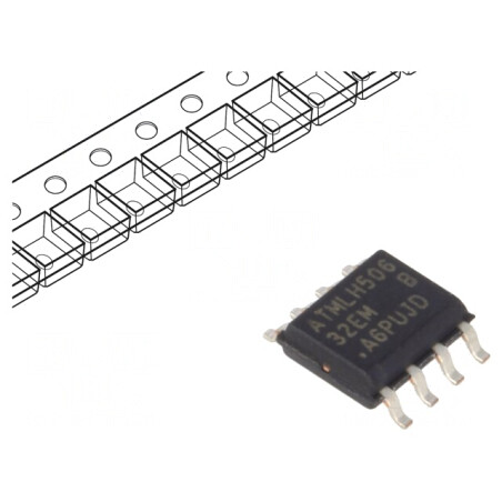 Memorie EEPROM 32kb I2C 1,7-3,6V 1MHz SO8 | Electronic-mag.ro | Componente Electronice