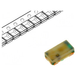 LED SMD 0603 Roșu/Verde