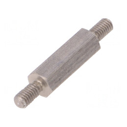 Piuliță-distanțieră filetată M4 hexagonală 20mm | Electronic-mag.ro | Componente Electronice