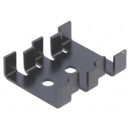 Radiator Presat Negru TO220 30x25.4x8mm | Electronic-mag.ro | Componente Electronice