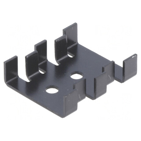 Radiator Presat Negru TO220 30x25.4x8mm | Electronic-mag.ro | Componente Electronice