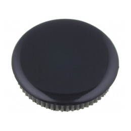 Capac Negru Fixare Prin Apăsare Plastic | Electronic-mag.ro | Componente Electronice