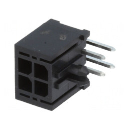 Soclu cablu-placă 3mm 4 pini 5A PCB | Electronic-mag.ro | Componente Electronice