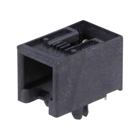 Soclu RJ9 4P4C Cat 3 Profil Jos THT | Electronic-mag.ro | Componente Electronice