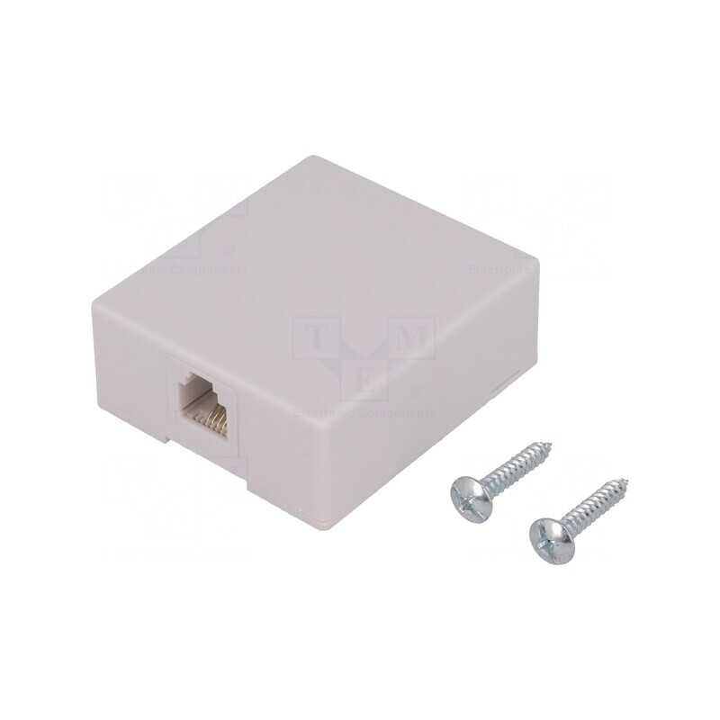 Soclu RJ11 6P4C Murale Înșurubare 57mm 50mm | Electronic-mag.ro | Componente Electronice Soclu RJ11 6P4C Murale Înșurubare 57mm 50mm | Electronic-mag.ro | Componente Electronice