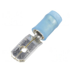 Terminal Plat Crimpat 6.3mm 0.8mm Tată 1-2.5mm² | Electronic-mag.ro | Componente Electronice