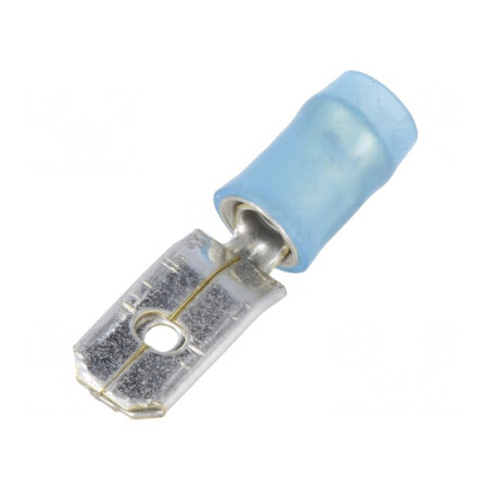 Terminal Plat Crimpat 6.3mm 0.8mm Tată 1-2.5mm² | Electronic-mag.ro | Componente Electronice