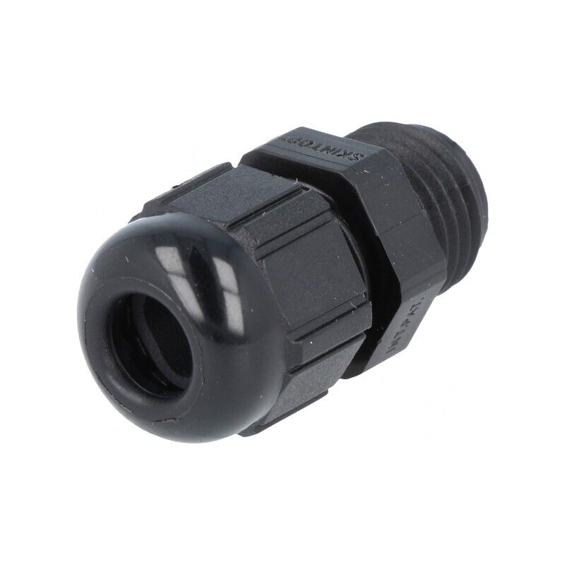 Garnitură de etanşare neagră PG7 IP68 poliamidă | Electronic-mag.ro | Componente Electronice