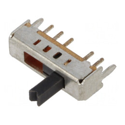Comutator Glisant 4 Pozitii SP4T 0.3A 30VDC THT | Electronic-mag.ro | Componente Electronice