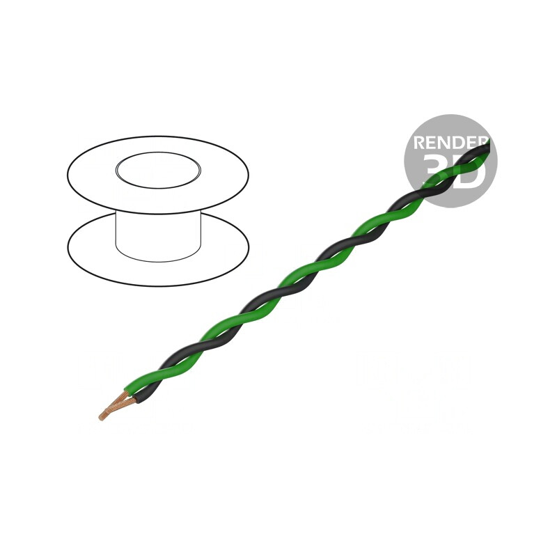 Cablu Echipament 2x0,25mm2 100m | Electronic-mag.ro | Componente Electronice Cablu Echipament 2x0,25mm2 100m | Electronic-mag.ro | Componente Electronice
