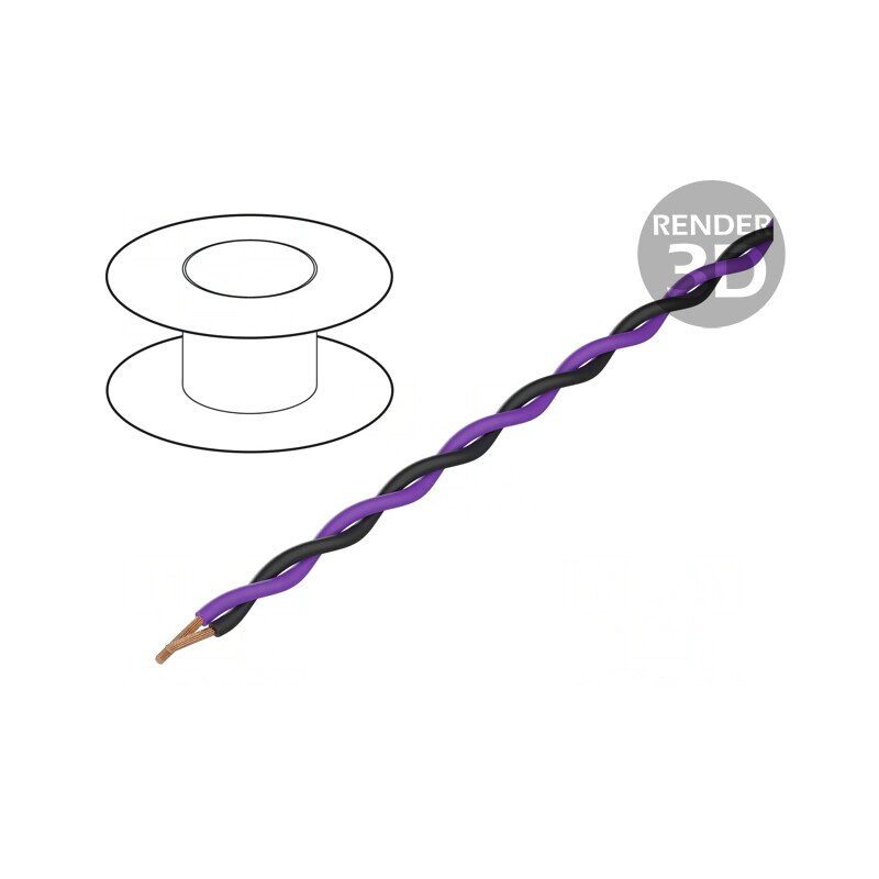 Cablu Echipament 2x0,25mm² 100m | Electronic-mag.ro | Componente Electronice