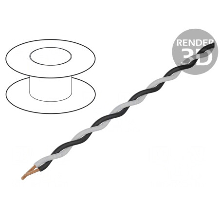 Cablu Echipament 2x0,25mm² 100m | Electronic-mag.ro | Componente Electronice
