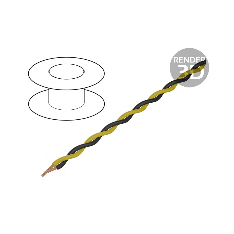 Cablu Echipament 2x0,25mm² 100m | Electronic-mag.ro | Componente Electronice Cablu Echipament 2x0,25mm² 100m | Electronic-mag.ro | Componente Electronice