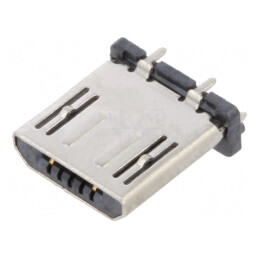 Mufă USB B Micro THT 5 PIN 2.0 1.8A | Electronic-mag.ro | Componente Electronice