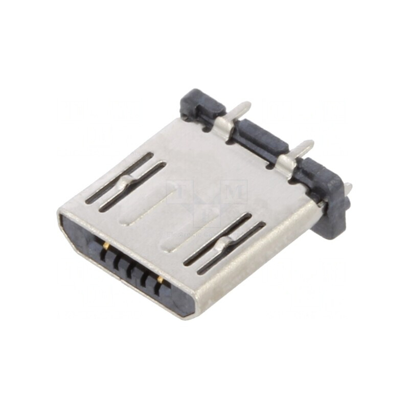 Mufă USB B Micro THT 5 PIN 2.0 1.8A | Electronic-mag.ro | Componente Electronice