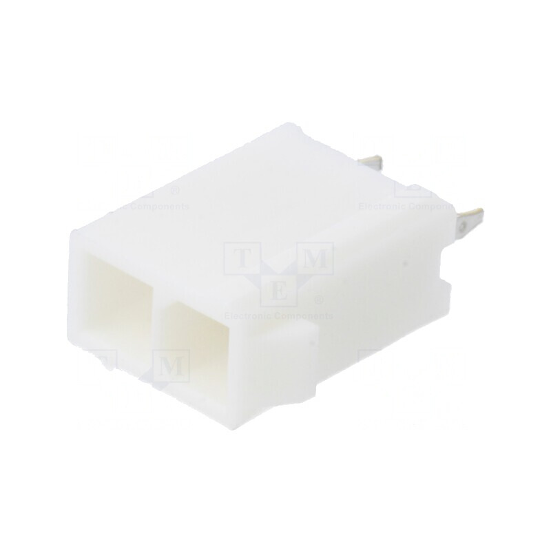 Conector Mini-Fit Jr 4,2mm 2 PIN THT 9A Drept | Electronic-mag.ro | Componente Electronice