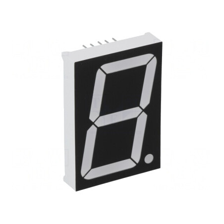 Afişaj LED 7 Segmente Galben 38.1mm | Electronic-mag.ro | Componente Electronice