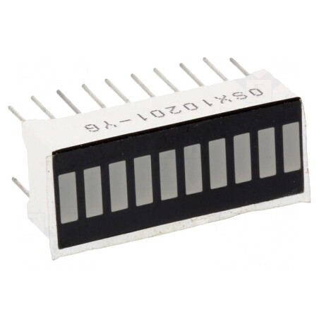 LED riglă galben-verde 15mcd 25,5x10,2x7,9mm 2,1÷2,5V | Electronic-mag.ro | Componente Electronice