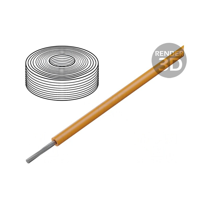 Cablu Siliconic Portocaliu 1x1mm² 100m | Electronic-mag.ro | Componente Electronice Cablu Siliconic Portocaliu 1x1mm² 100m | Electronic-mag.ro | Componente Electronice