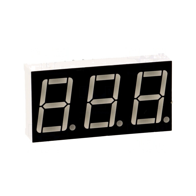 Afișaj LED 7 Segmente 14,22mm Roșu | Electronic-mag.ro | Componente Electronice