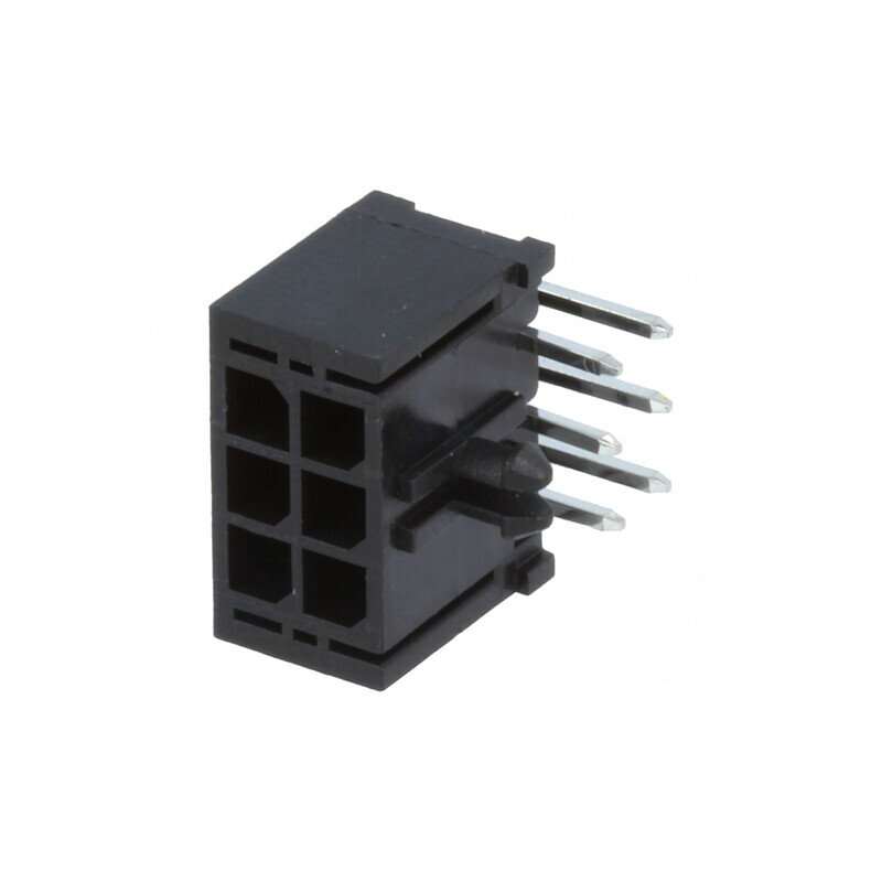 Soclu cablu-placă 6 pini 3mm 5A THT PCB | Electronic-mag.ro | Componente Electronice
