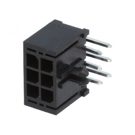 Soclu cablu-placă 6 pini 3mm 5A THT PCB | Electronic-mag.ro | Componente Electronice