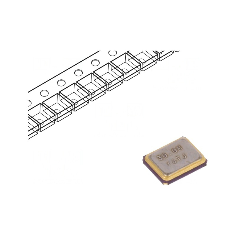 Rezonator de cuarț 30MHz 10pF SMD | Electronic-mag.ro | Componente Electronice Rezonator de cuarț 30MHz 10pF SMD | Electronic-mag.ro | Componente Electronice