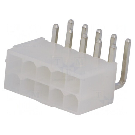 Soclu cablu-placă 4,2mm 10 PIN THT 7A | Electronic-mag.ro | Componente Electronice
