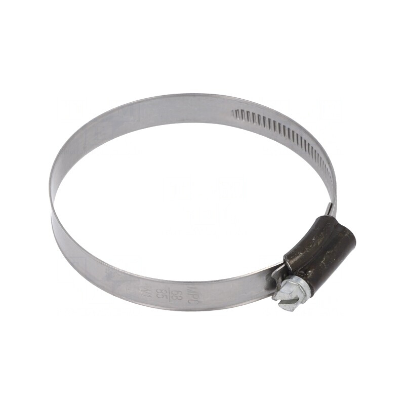 Colier de Strângere 9mm cu Şurub, 68-85mm Oţel | Electronic-mag.ro | Componente Electronice