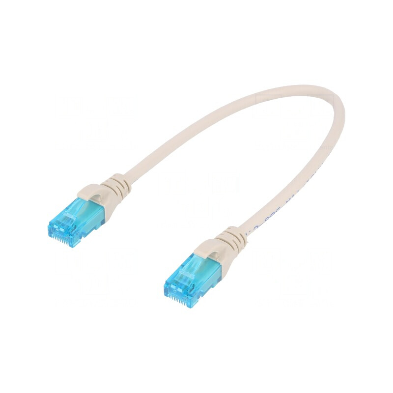 Patch Cord UTP Cat5e 0.25m Gri | Electronic-mag.ro | Componente Electronice