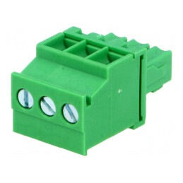 Regletă Conexiuni Deconectabilă 3,5mm 3 Piste Unghi | Electronic-mag.ro | Componente Electronice