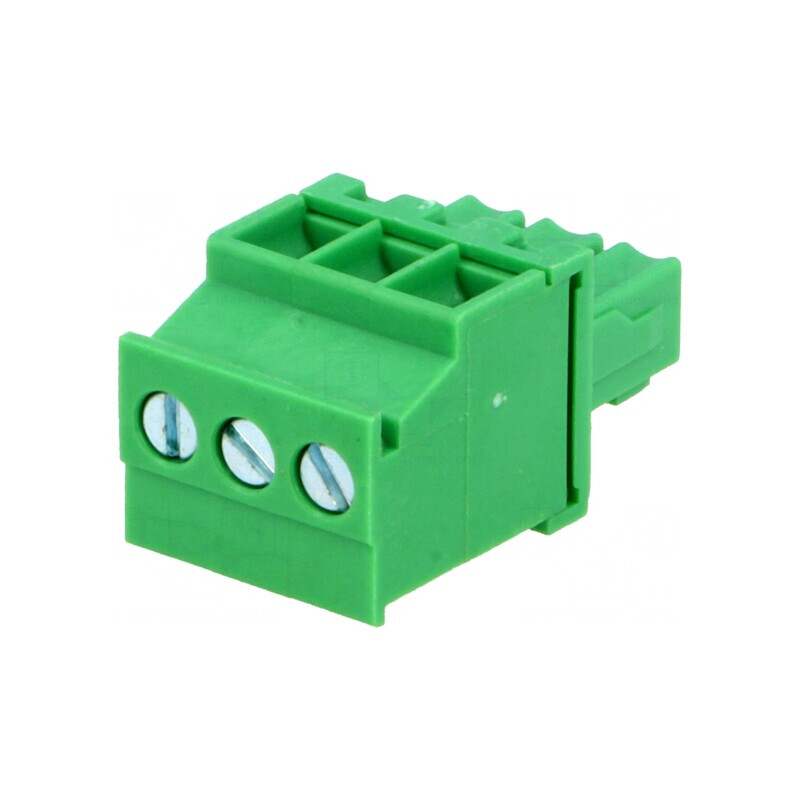 Regletă Conexiuni Deconectabilă 3,5mm 3 Piste Unghi | Electronic-mag.ro | Componente Electronice