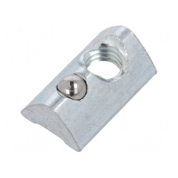 Piuliță oțel zinc 6mm T filet M6 pentru profile | Electronic-mag.ro | Componente Electronice