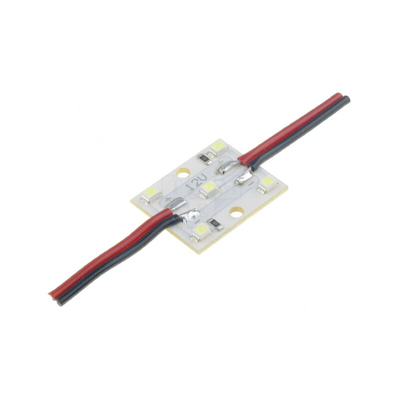 LED albă 0,48W 12V 26lm 120° 5 diode 27x22mm | Electronic-mag.ro | Componente Electronice LED albă 0,48W 12V 26lm 120° 5 diode 27x22mm | Electronic-mag.ro | Componente Electronice
