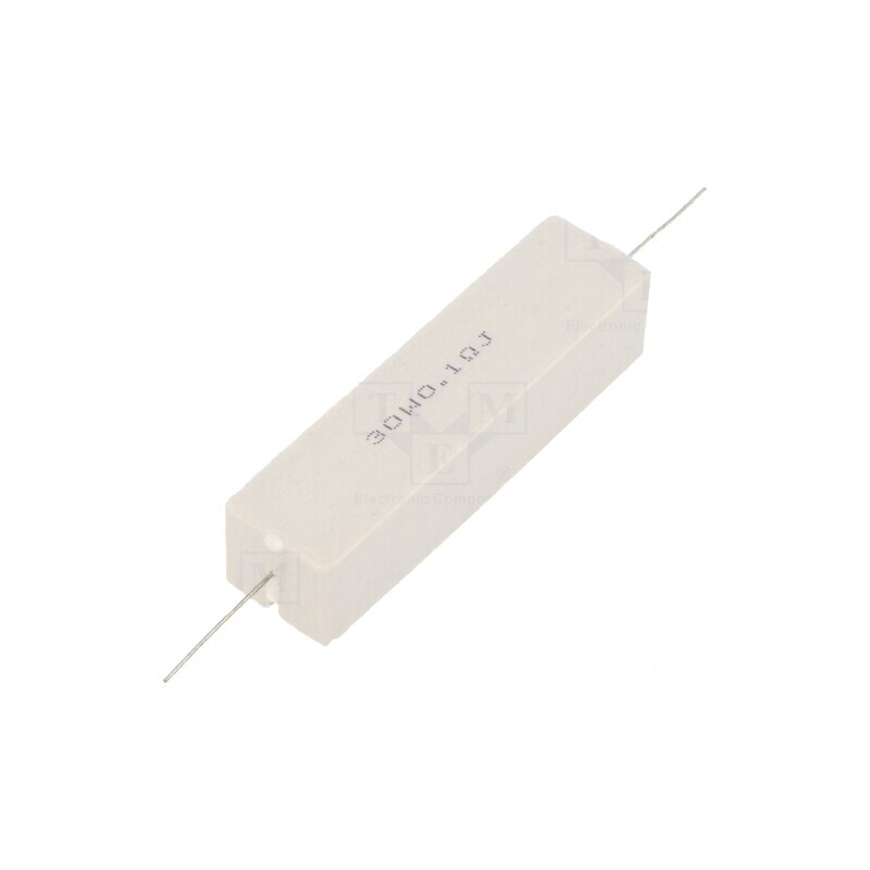 Rezistor Bobinat Ciment THT 100mΩ 30W ±5% | Electronic-mag.ro | Componente Electronice Rezistor Bobinat Ciment THT 100mΩ 30W ±5% | Electronic-mag.ro | Componente Electronice