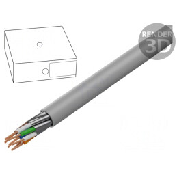 Cablu Ethernet U/FTP Cat6a LSZH Gri 100m | Electronic-mag.ro | Componente Electronice