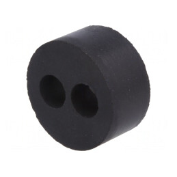 Insert Presetupă 5mm M20 IP54 Cauciuc NBR 2 Orificii | Electronic-mag.ro | Componente Electronice