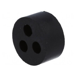 Insert Presetupă 4mm M20 IP54 Cauciuc NBR 3 Orificii | Electronic-mag.ro | Componente Electronice