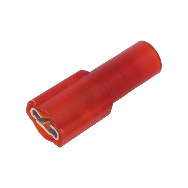 Terminal mamă crimpat pe cablu 4,8mm izolat | Electronic-mag.ro | Componente Electronice