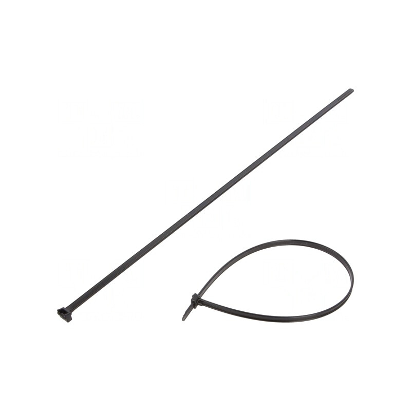 Colier de strângere poliamidă 360mm 6,1mm negru | Electronic-mag.ro | Componente Electronice