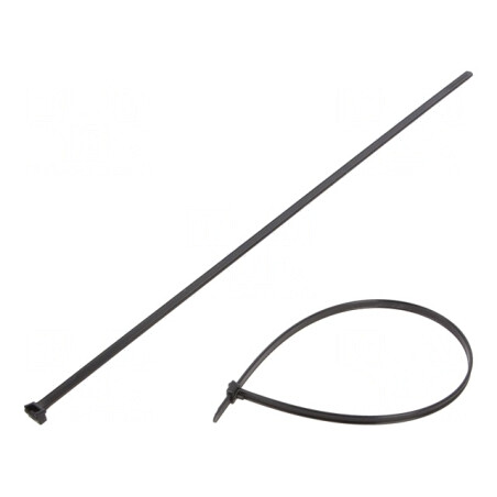 Colier de strângere poliamidă 360mm 6,1mm negru | Electronic-mag.ro | Componente Electronice