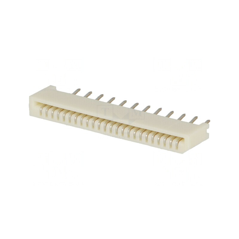 Conector FFC/FPC Drept 24 Pin 50V 500mA Non-ZIF THT | Electronic-mag.ro | Componente Electronice